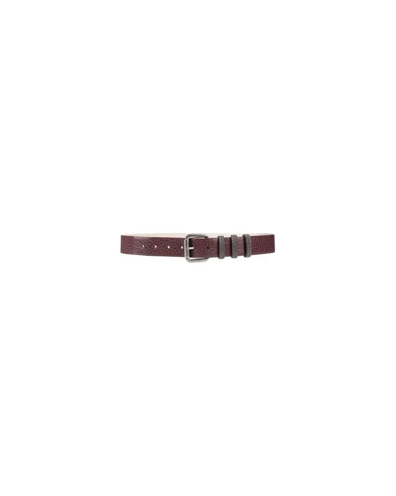 Brunello Cucinelli Kleinlederwaren - Gürtelauf YOOX.COM Schokobraun