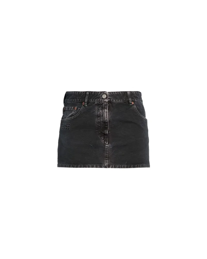 Maison Margiela HOSEN & RÖCKE - Jeansröckeauf YOOX.COM Schwarz