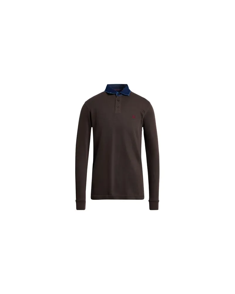 Harmont & Blaine JEANS - TOPS - Poloshirtsauf YOOX.COM Dunkelbraun