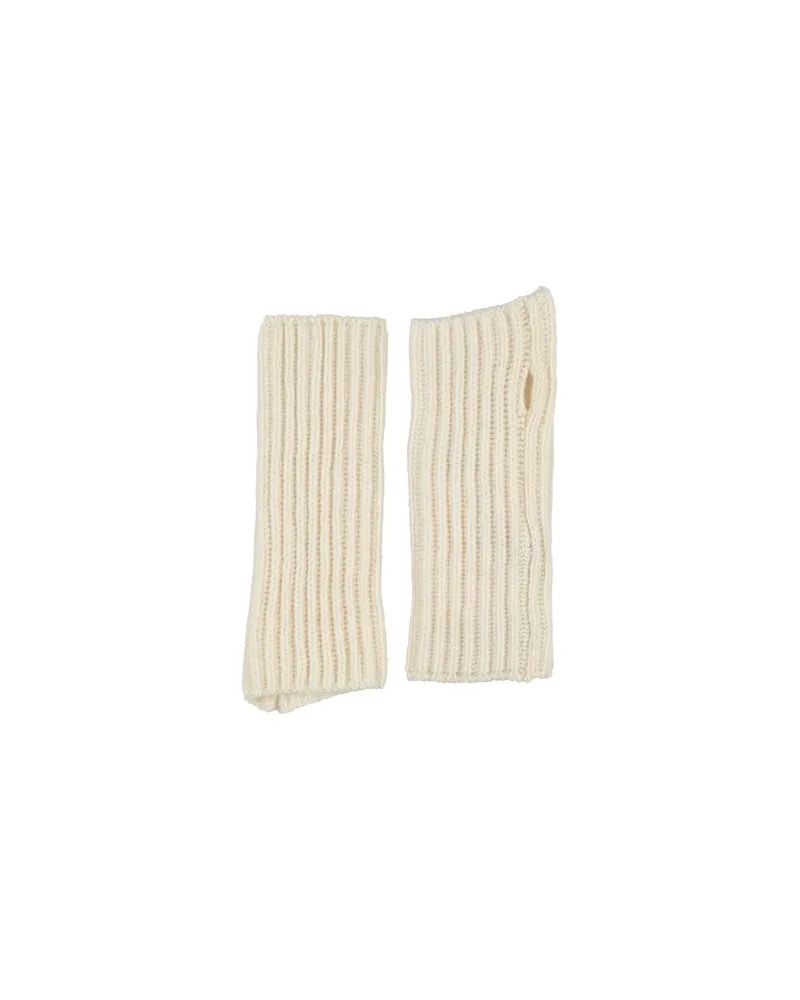 Isabel Benenato ACCESSOIRES - Handschuheauf YOOX.COM Cremeweiß