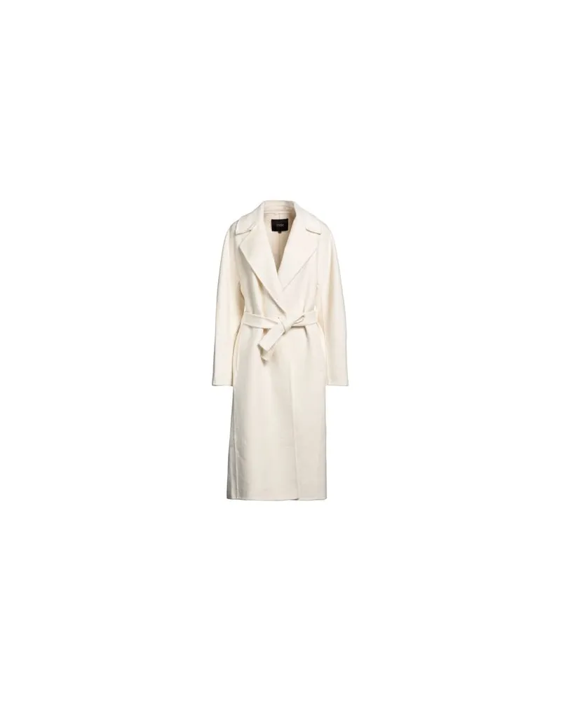 Maje JACKEN & MÄNTEL - Mäntelauf YOOX.COM Elfenbein