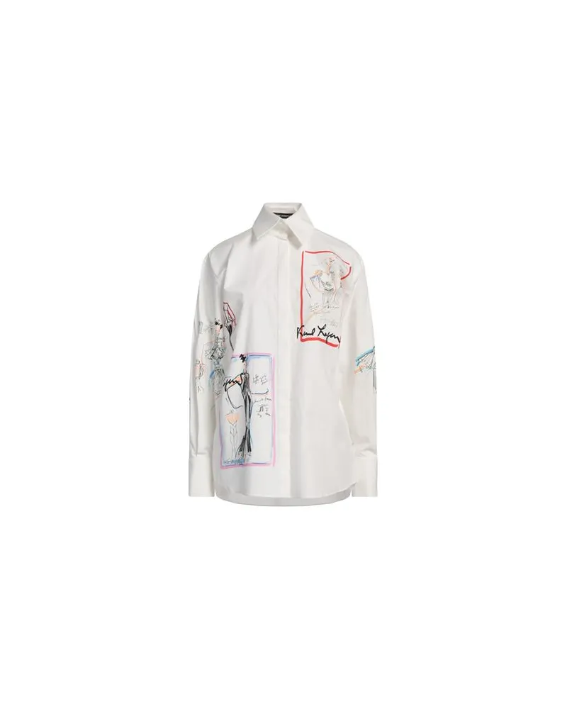 Karl Lagerfeld TOPS - Hemdenauf YOOX.COM Weiß