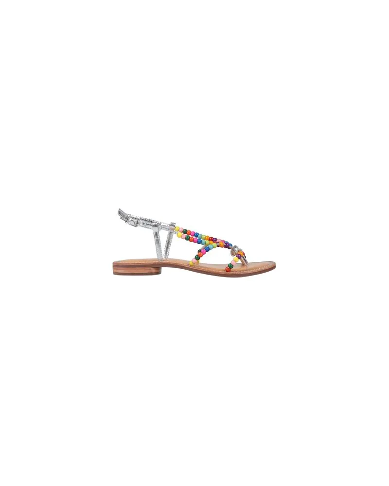 Divine Follie SCHUHE - Zehentrennerauf YOOX.COM Silber