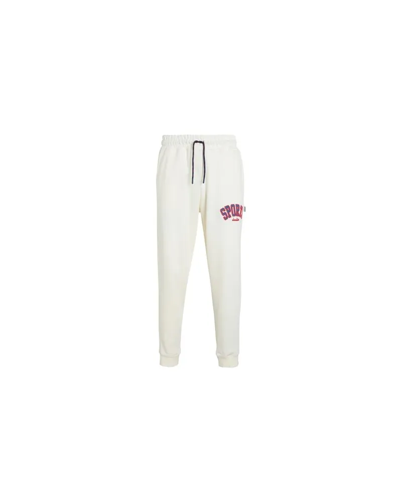 Diadora JOGGER PANT LEGACY  - JOGGER PANT LEGACY - HOSEN & RÖCKE - Hosenauf YOOX.COM Cremeweiß