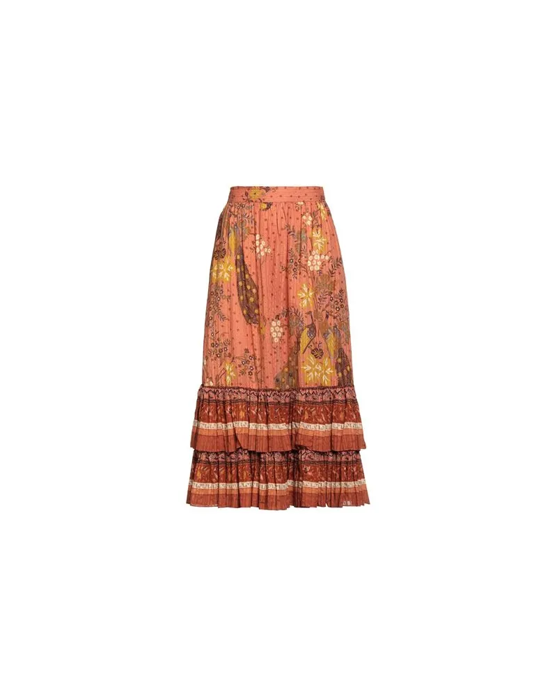 Ulla Johnson HOSEN & RÖCKE - Midi-Röckeauf YOOX.COM Lachs
