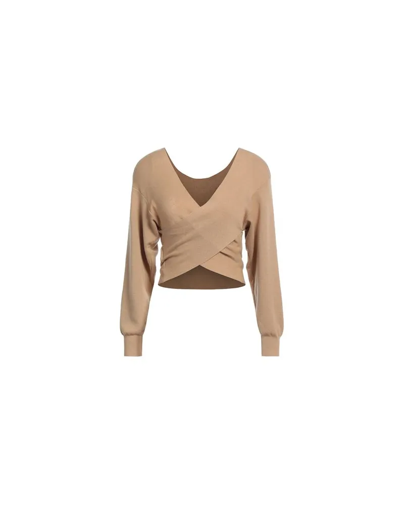 Elisabetta Franchi STRICKWAREN - Pulloverauf YOOX.COM Kamel