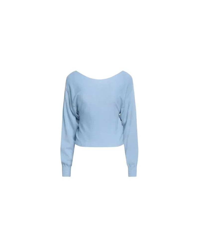 Elisabetta Franchi STRICKWAREN - Pulloverauf YOOX.COM Azurblau