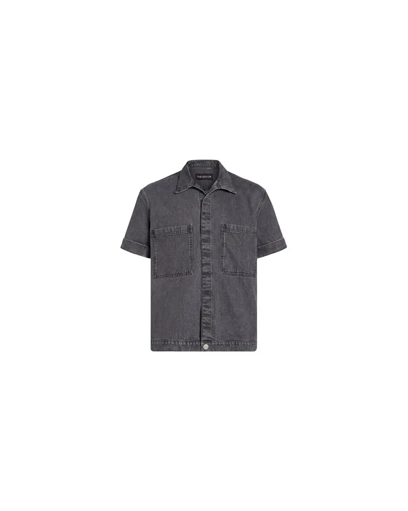 THE EDITOR TOPS - Jeanshemdenauf YOOX.COM Braungrau