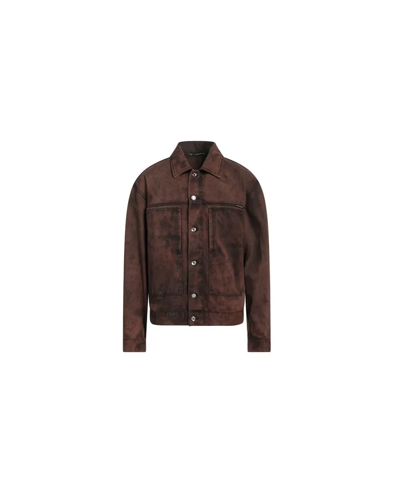 Dolce & Gabbana JACKEN & MÄNTEL - Jeansjacken/Mäntelauf YOOX.COM Braun