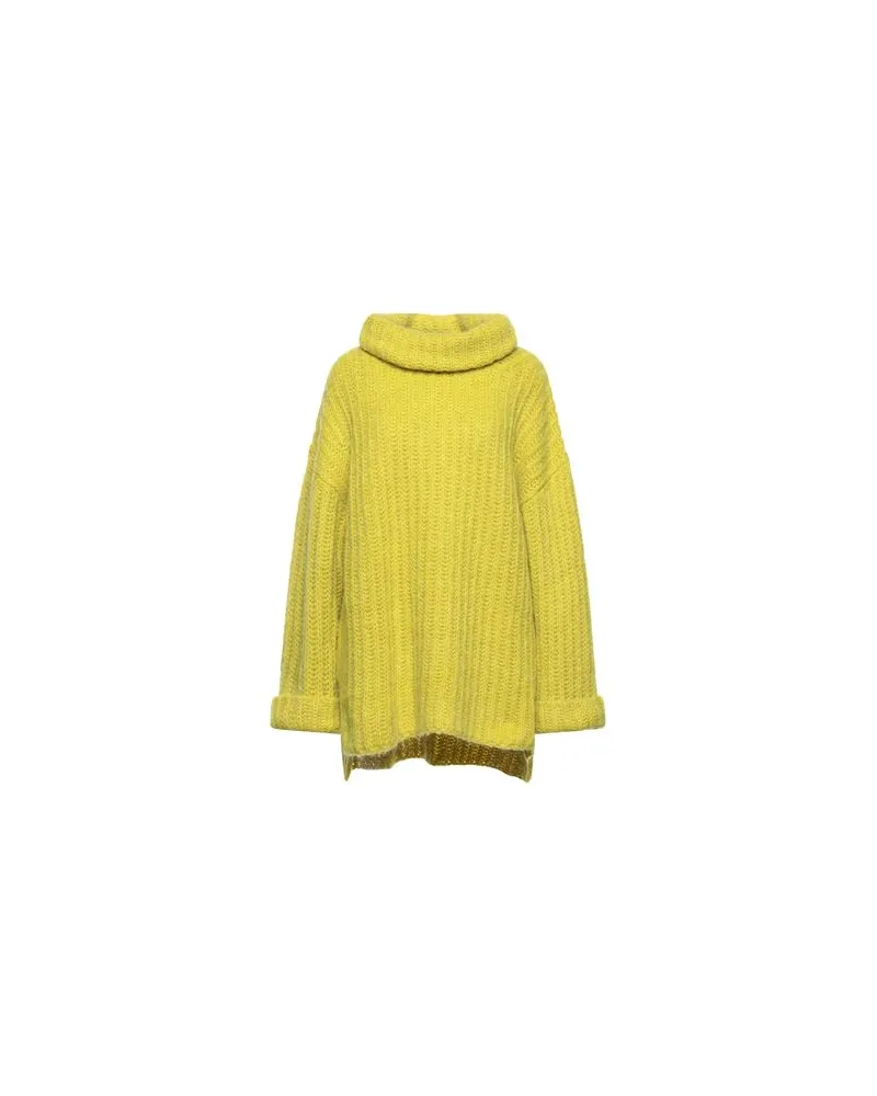 Pinko STRICKWAREN - Rollkragenpulloverauf YOOX.COM Limettengrün