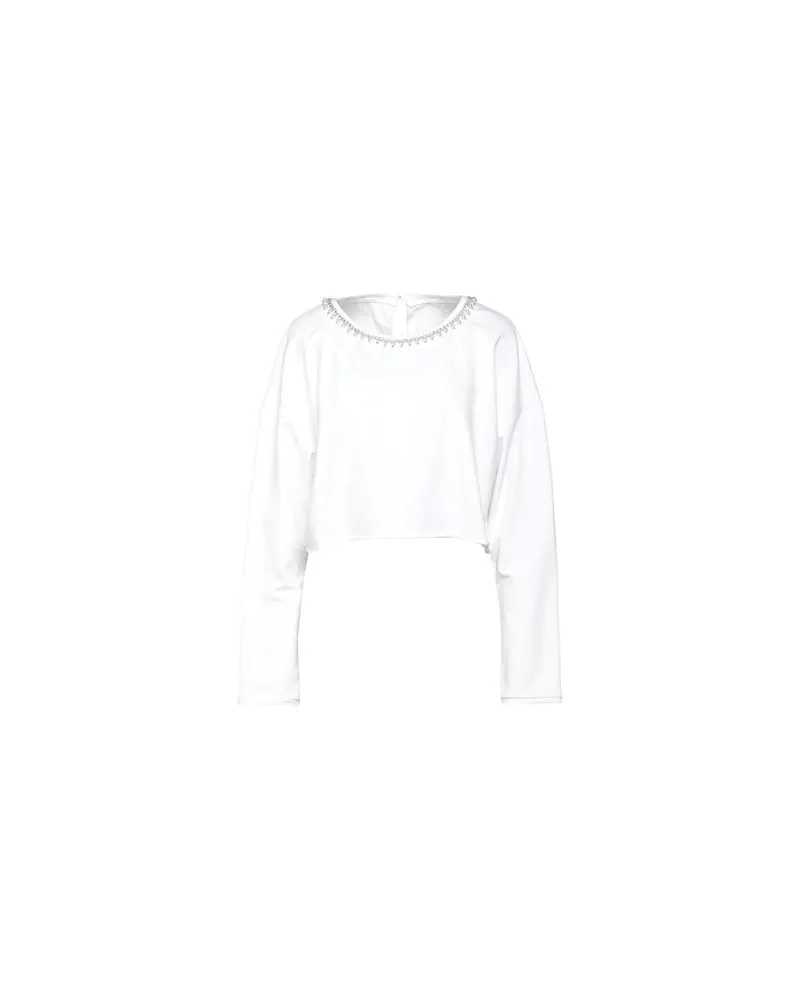 MET  TOPS - Sweatshirtsauf YOOX.COM Weiß