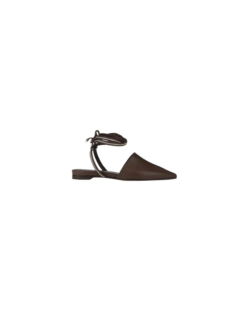 Peserico SCHUHE - Ballerinasauf YOOX.COM Dunkelbraun