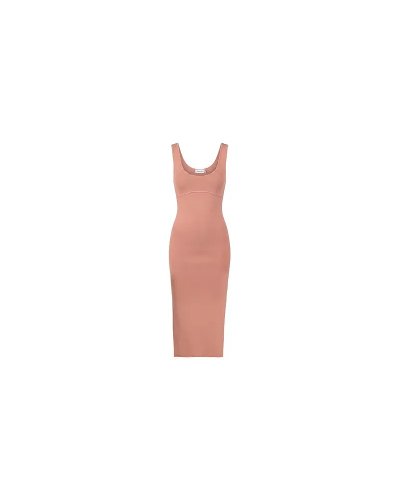 Calvin Klein KLEIDER - Midi-Kleiderauf YOOX.COM Antikrosa