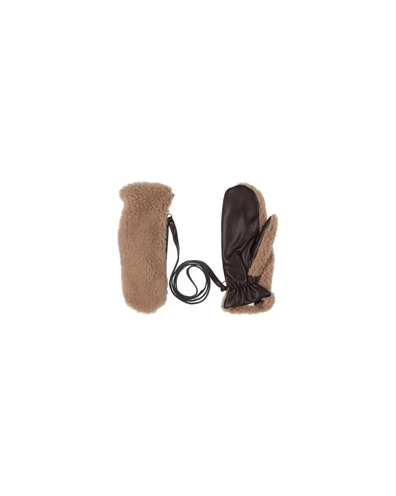 Liviana Conti ACCESSOIRES - Handschuheauf YOOX.COM Kamel
