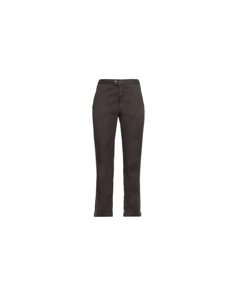 Gaudi HOSEN & RÖCKE - Jeanshosenauf YOOX.COM Dunkelbraun
