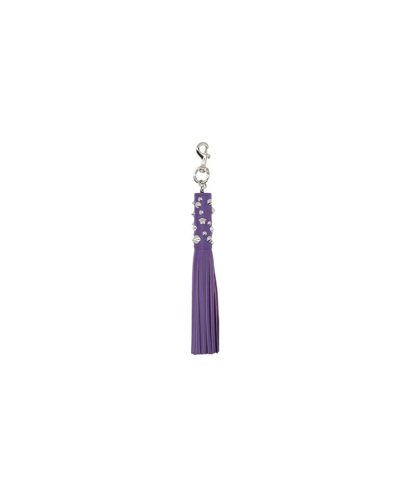 Versace Kleinlederwaren - Schlüsselanhängerauf YOOX.COM Violett