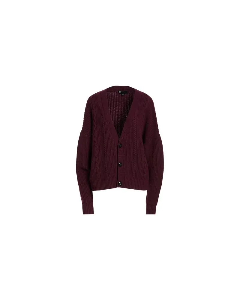 G-STAR RAW STRICKWAREN - Strickjackenauf YOOX.COM Pflaume