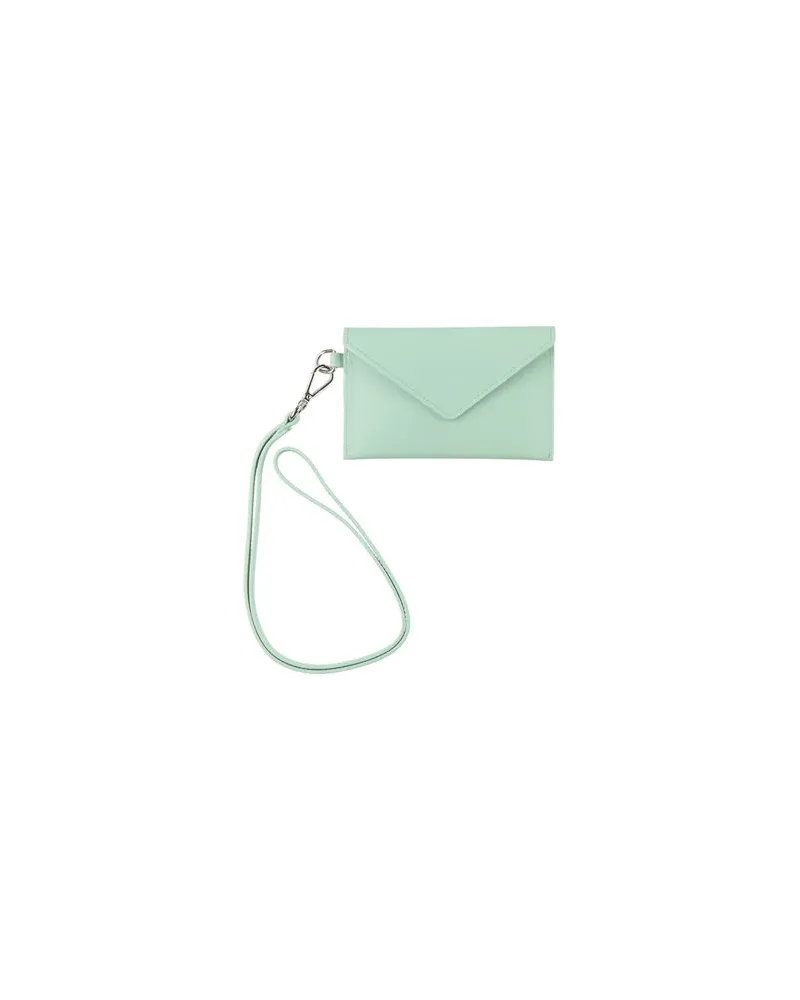 Kitsuné Kleinlederwaren - Brieftaschenauf YOOX.COM Säuregrün