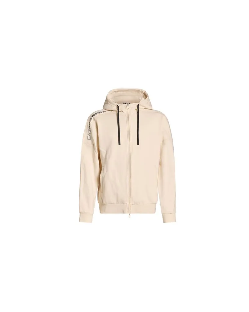 EA7 TOPS - Sweatshirtsauf YOOX.COM Cremeweiß