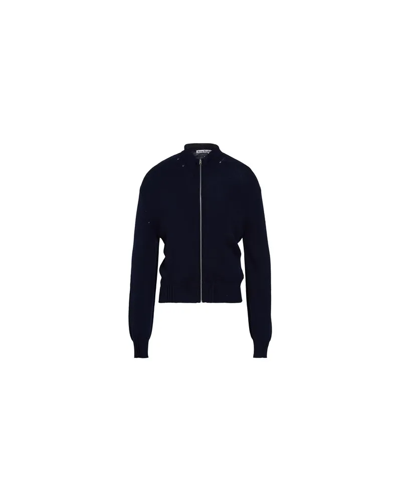 Acne Studios STRICKWAREN - Strickjackenauf YOOX.COM Marineblau