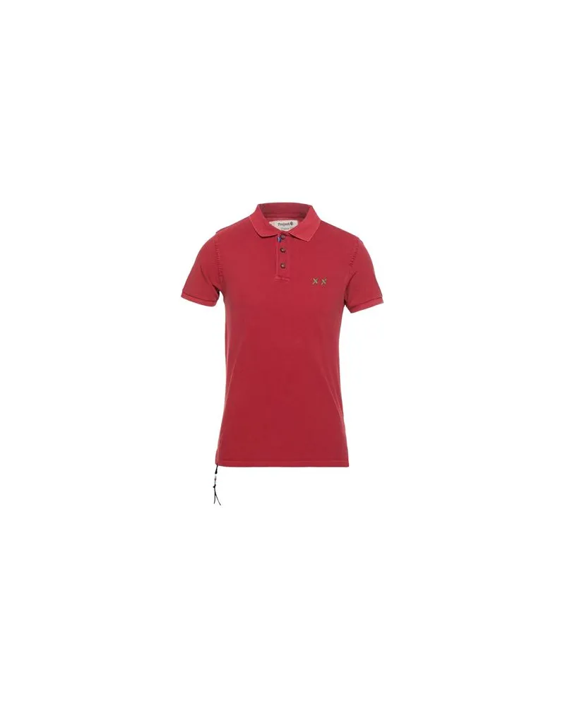 Project E TOPS - Poloshirtsauf YOOX.COM Rot