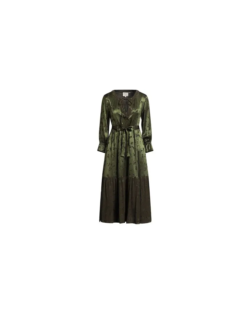Alessia Santi KLEIDER - Midi-Kleiderauf YOOX.COM Militärgrün