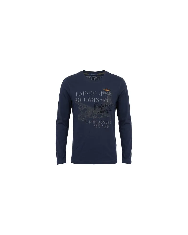Aeronautica Militare TOPS - T-shirtsauf YOOX.COM Nachtblau