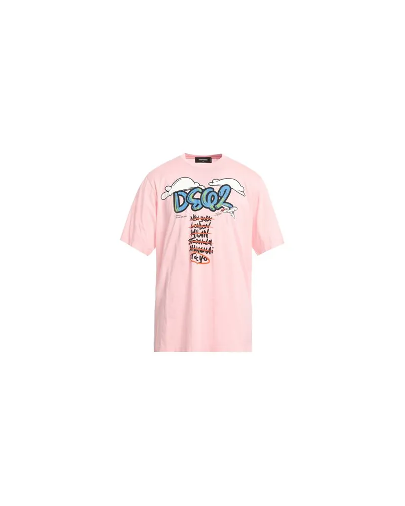 Dsquared2 TOPS - T-shirtsauf YOOX.COM Rosa