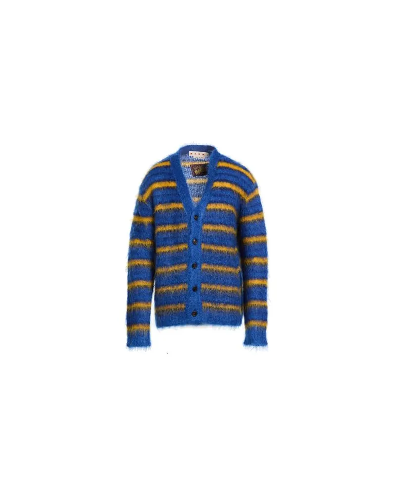 Marni STRICKWAREN - Strickjackenauf YOOX.COM Blau