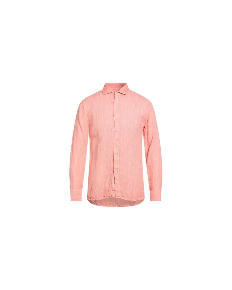 120% Lino TOPS - Hemdenauf YOOX.COM Lachs
