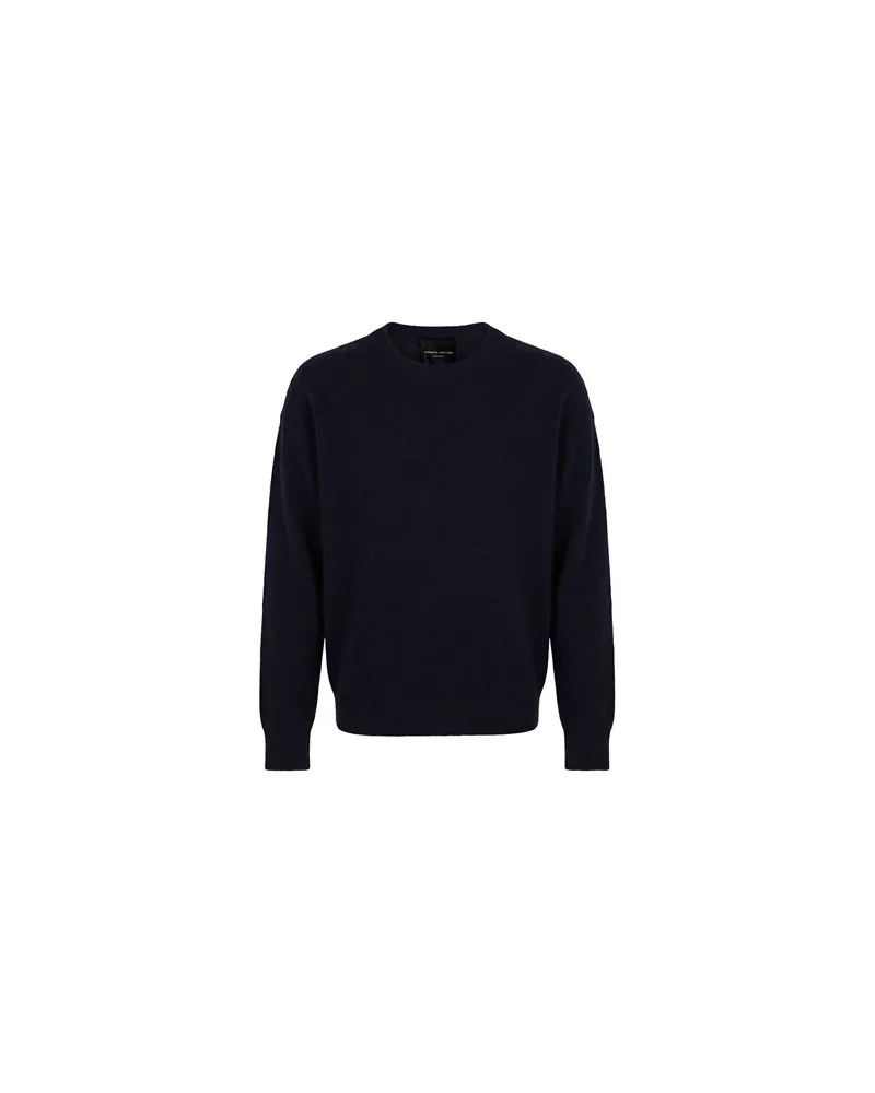 Roberto Collina STRICKWAREN - Pulloverauf YOOX.COM Marineblau