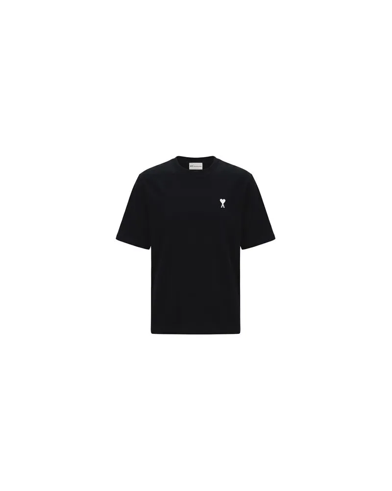 AMI Paris TOPS - T-shirtsauf YOOX.COM Schwarz