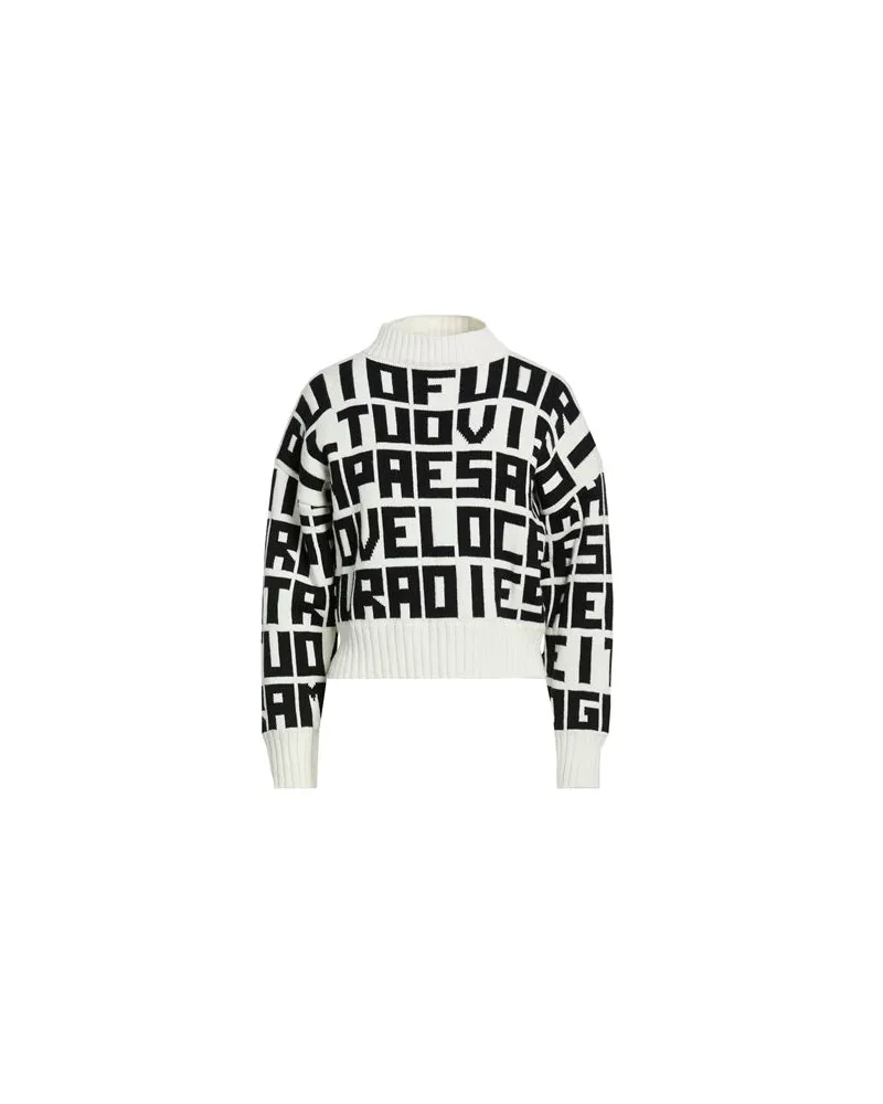 MSGM CATERINA FRONGIA X  - STRICKWAREN - Rollkragenpulloverauf YOOX.COM Weiß