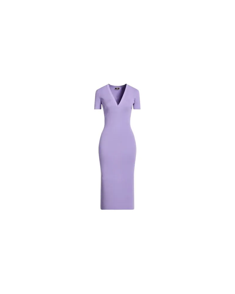 Elisabetta Franchi KLEIDER - Midi-Kleiderauf YOOX.COM Violett