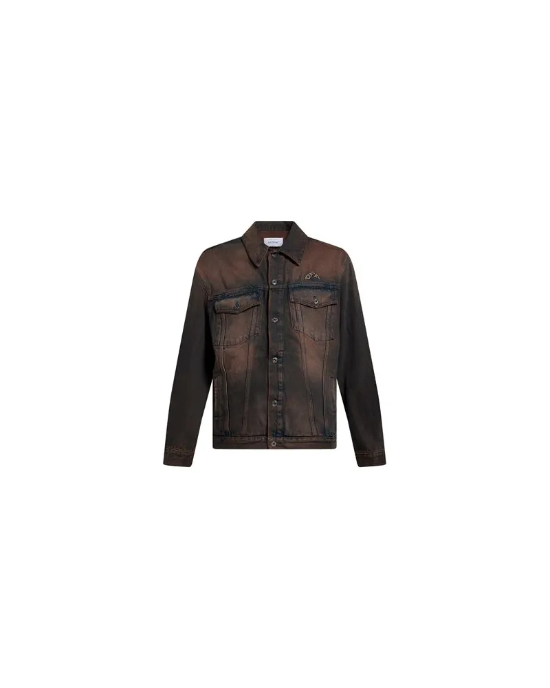 OFF-WHITE JACKEN & MÄNTEL - Jeansjacken/Mäntelauf YOOX.COM Blau
