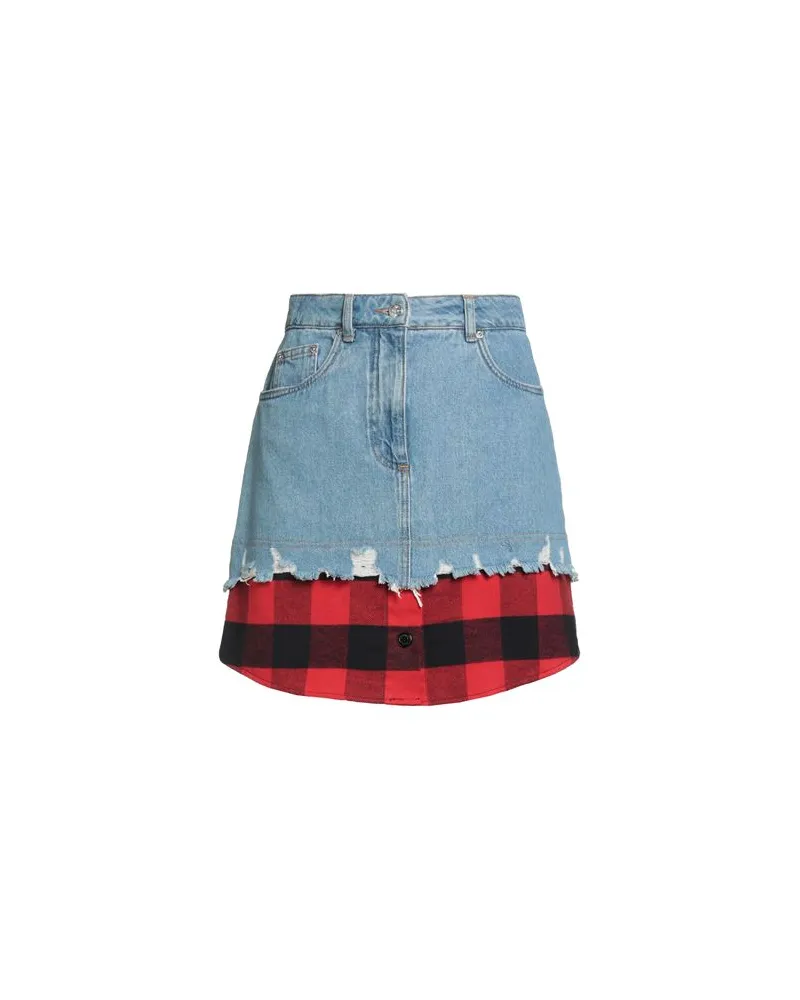 Moschino HOSEN & RÖCKE - Jeansröckeauf YOOX.COM Blau