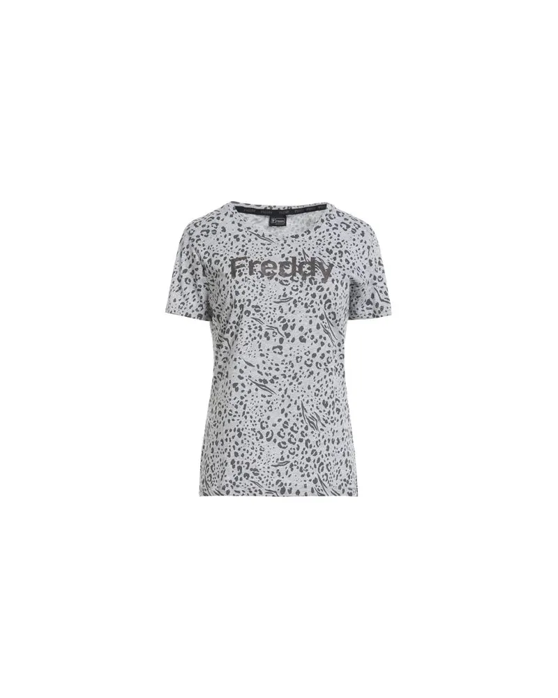 Freddy TOPS - T-shirtsauf YOOX.COM Hellgrau