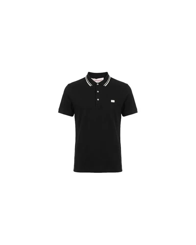 Valentino Garavani TOPS - Poloshirtsauf YOOX.COM Schwarz