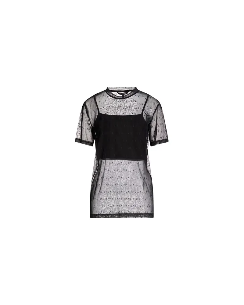 Armani Exchange TOPS - T-shirtsauf YOOX.COM Schwarz