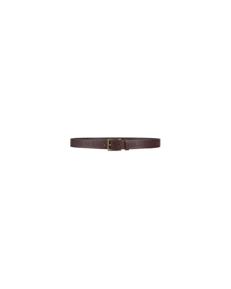 Aeronautica Militare Kleinlederwaren - Gürtelauf YOOX.COM Dunkelbraun