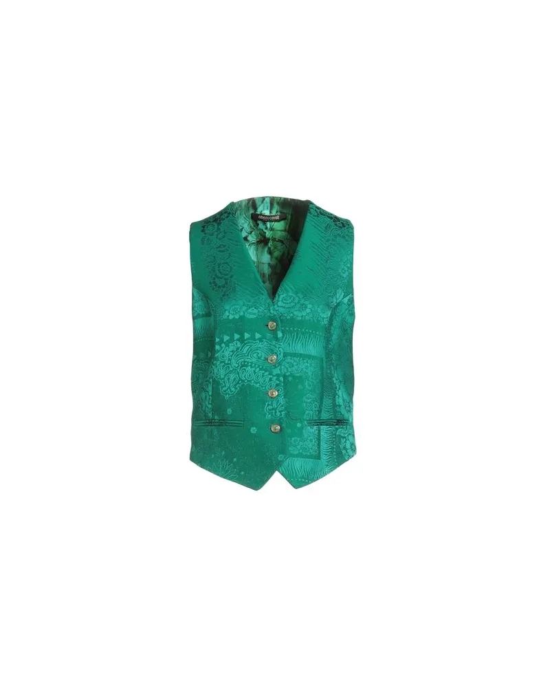 Roberto Cavalli ANZÜGE und CO-ORDS - Couture-Westenauf YOOX.COM Smaragdgrün