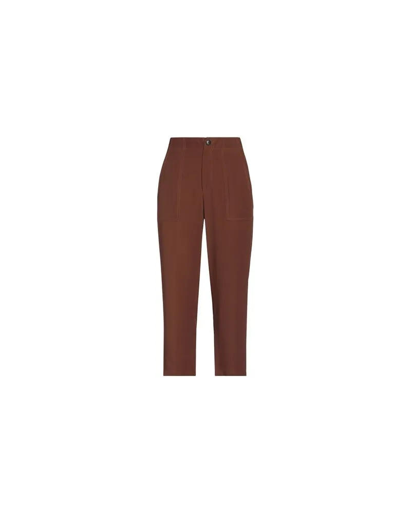 Semicouture HOSEN & RÖCKE - Hosenauf YOOX.COM Braun