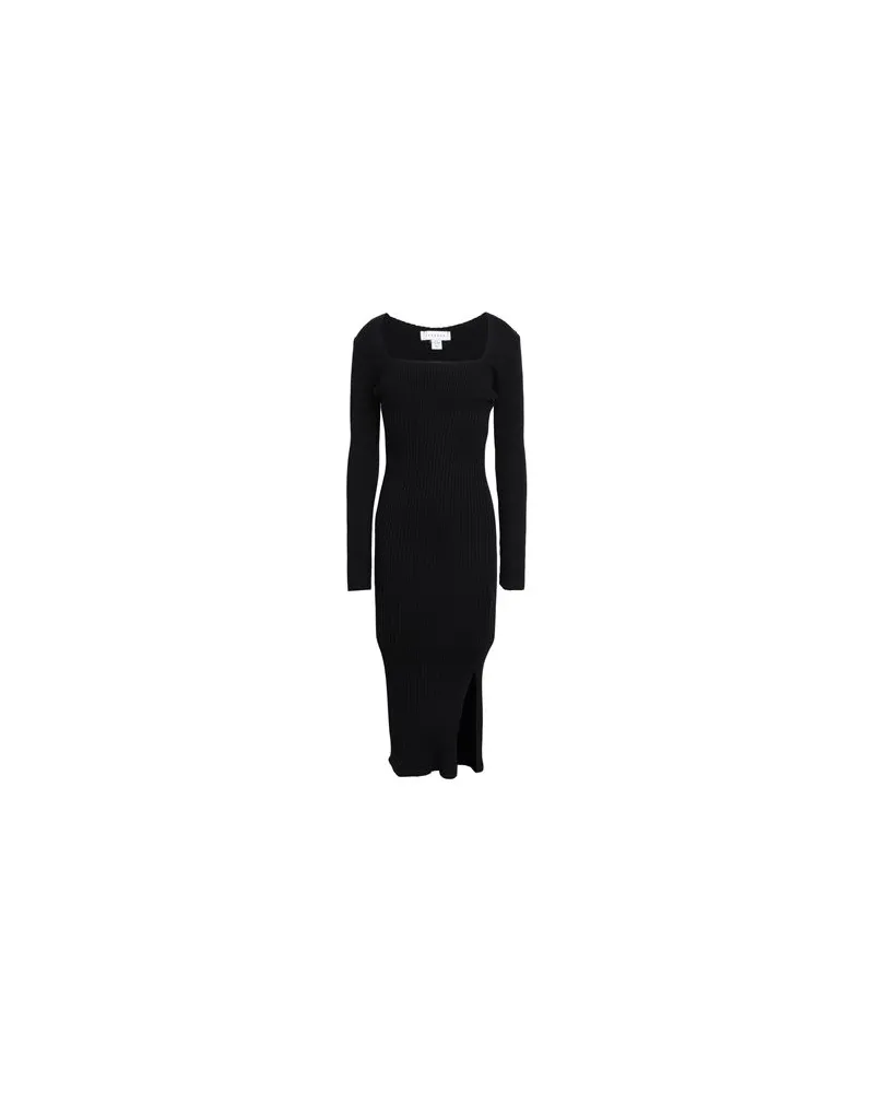Topshop KLEIDER - Midi-Kleiderauf YOOX.COM Schwarz