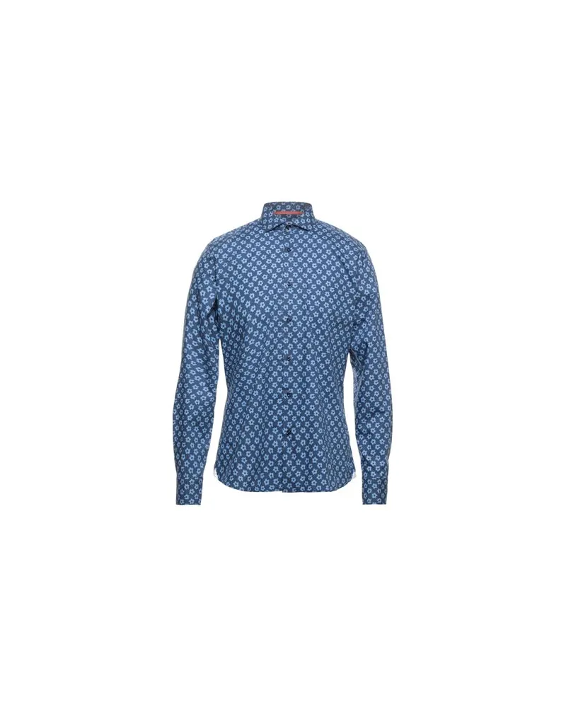 AT.P.CO TOPS - Hemdenauf YOOX.COM Blau