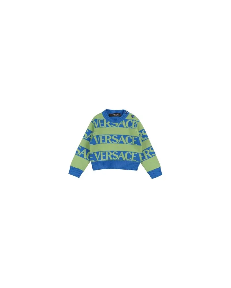 Versace STRICKWAREN - Pulloverauf YOOX.COM Azurblau