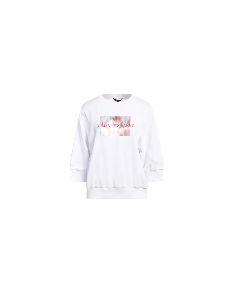 Armani Exchange TOPS - Sweatshirtsauf YOOX.COM Weiß