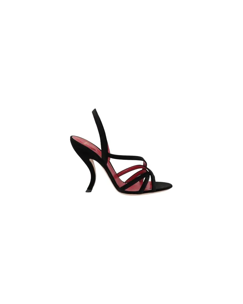 Valentino Garavani SCHUHE - Sandalenauf YOOX.COM Schwarz