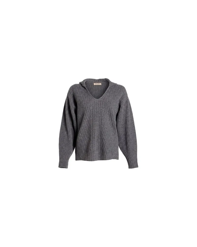 Twin-Set STRICKWAREN - Pulloverauf YOOX.COM Grau