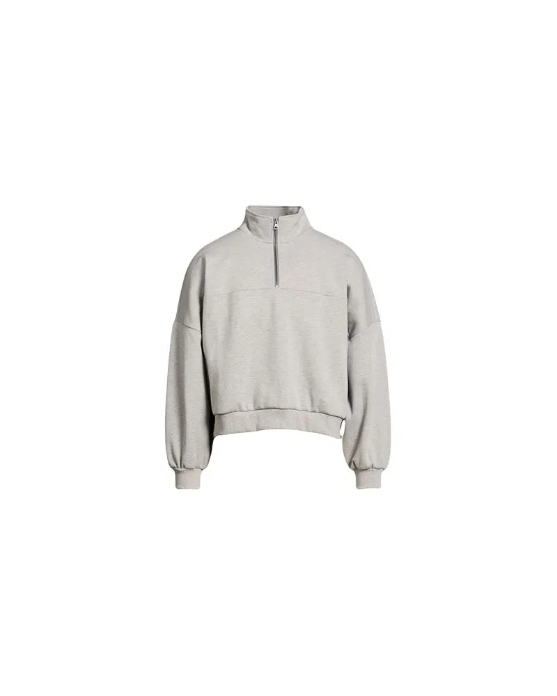 Vans ELEVATED DOUBLE KNIT LOOSE MOCK NECK - TOPS - Sweatshirtsauf YOOX.COM Grau