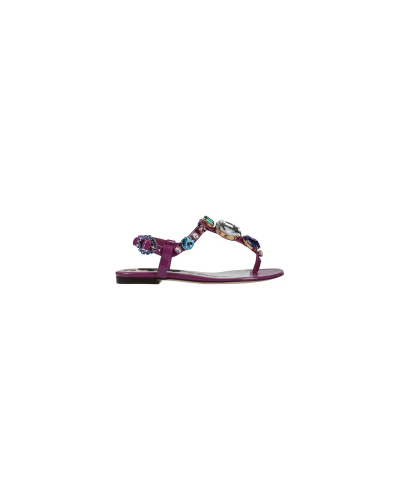Dolce & Gabbana SCHUHE - Zehentrennerauf YOOX.COM Malve